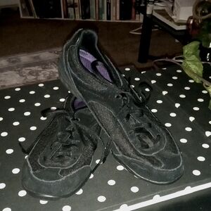 Skechers Black and Purple Athletic Shoes